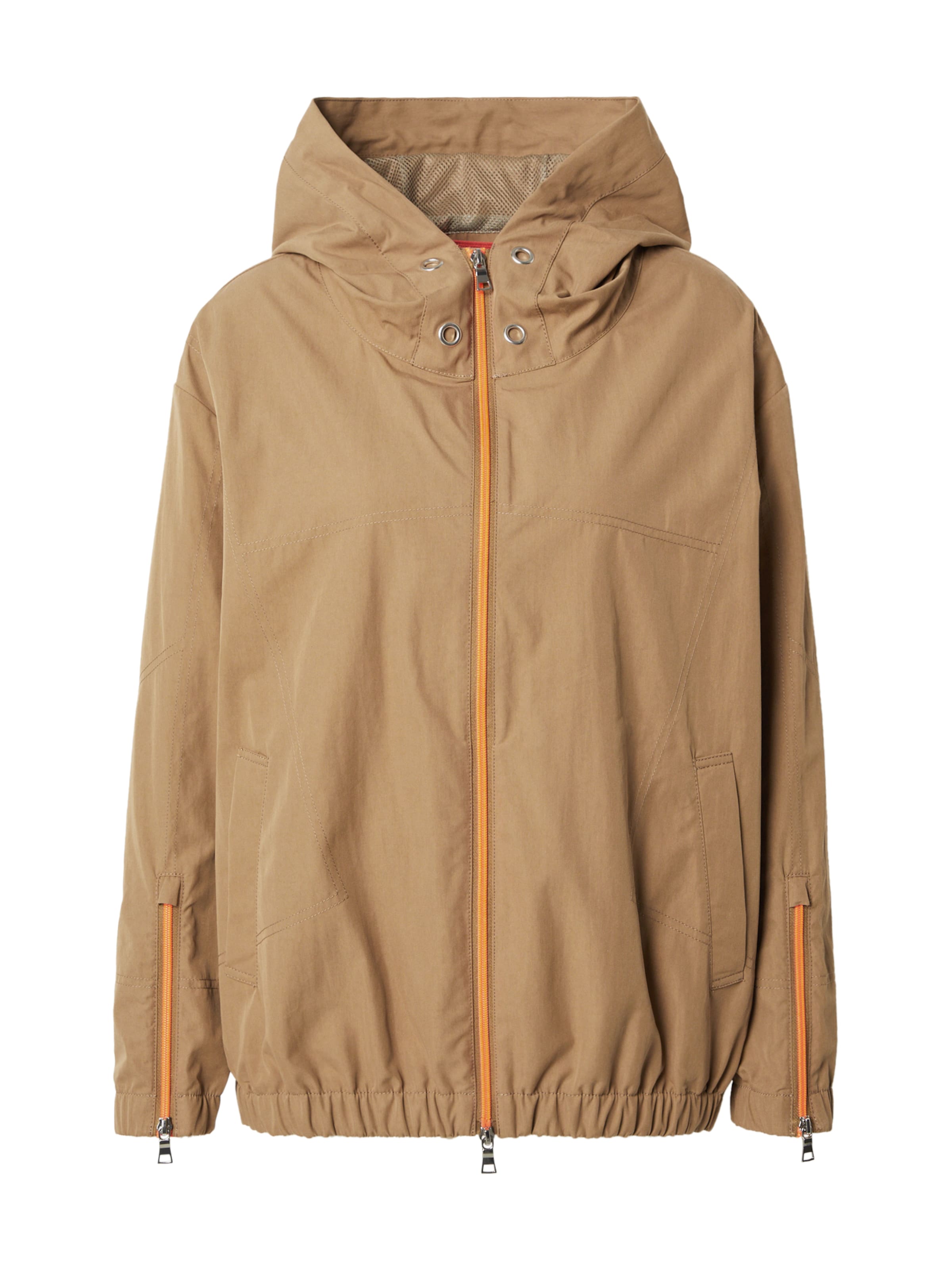 No. 1 Como Between-Season Jacket 'BENTE' in Brown: front