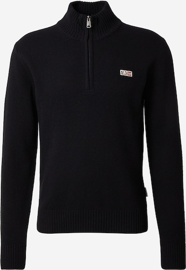 Megztinis 'DIDIER' iš NAPAPIJRI, spalva – nebalintos drobės spalva / tamsiai mėlyna / raudona / juoda, Prekių apžvalga