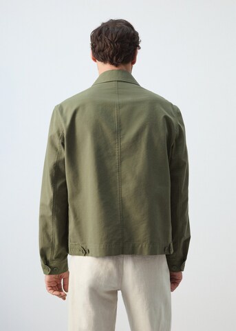 MANGO MAN Between-Season Jacket 'Darren' in Green