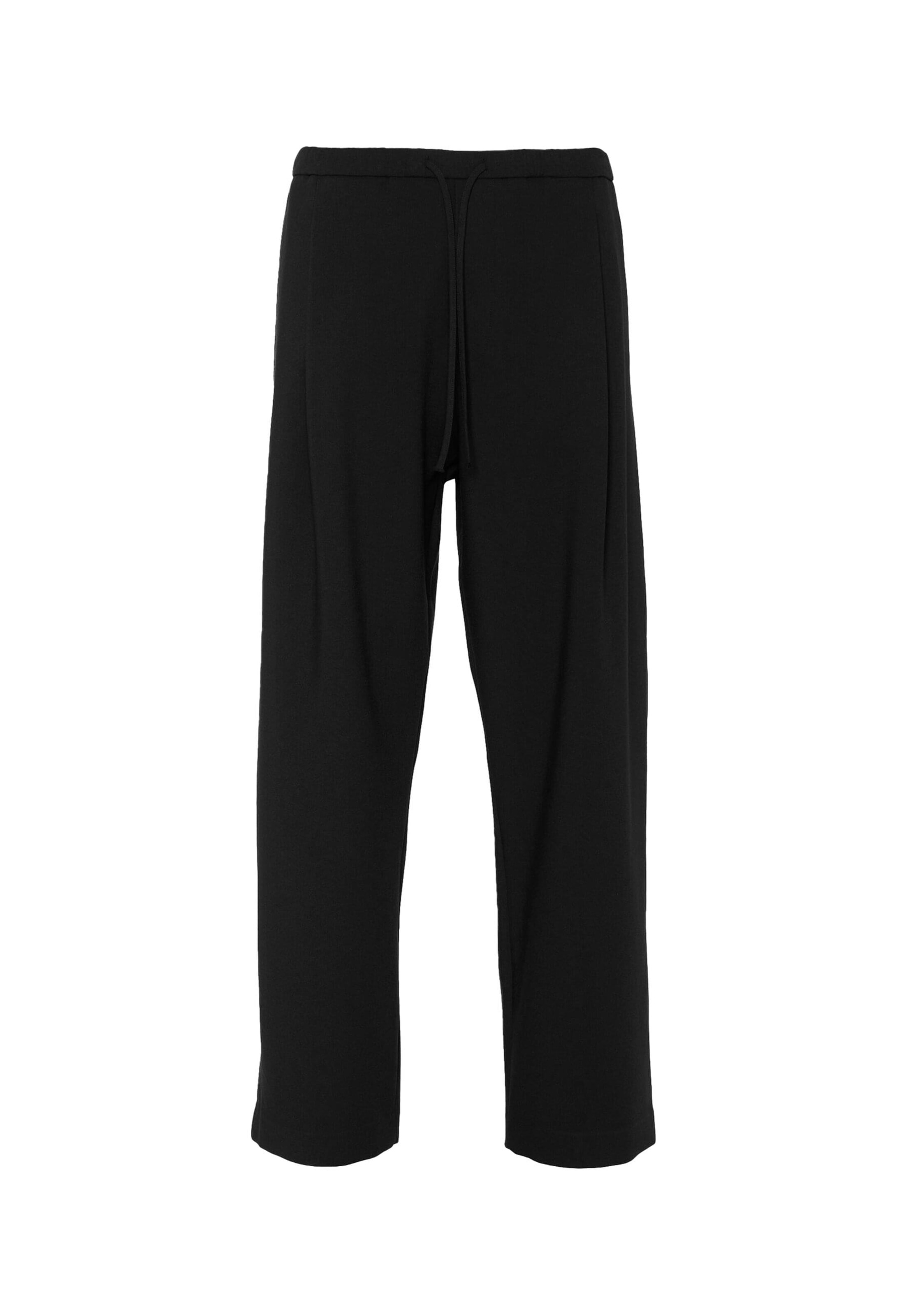 Elias Rumelis Zvonové kalhoty Kalhoty se sklady v pase 'Lex' – černá: přední strana