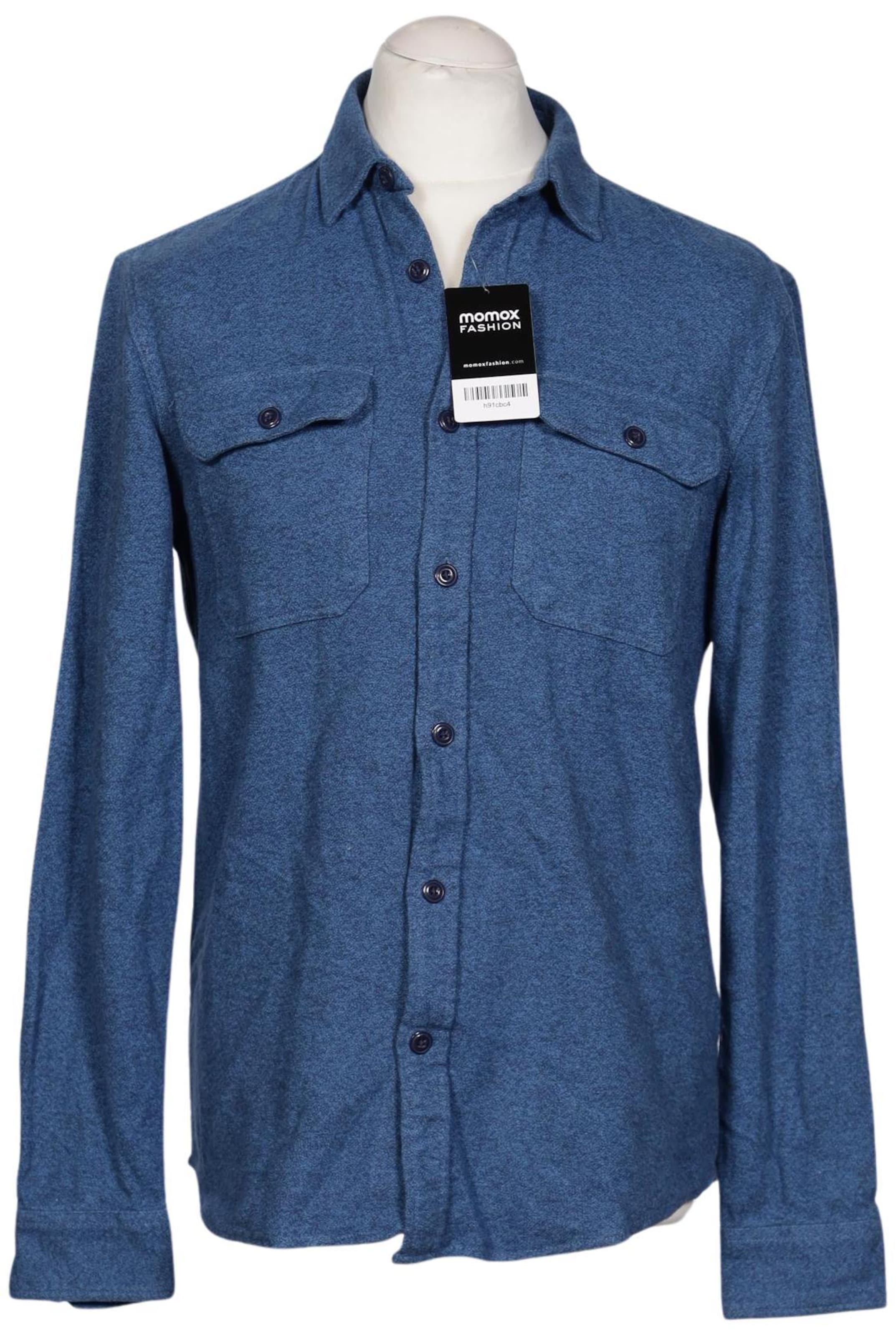 Pull&Bear Button Up Shirt in S in Blue: front