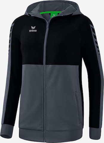 ERIMA Athletic Jacket in Black: front