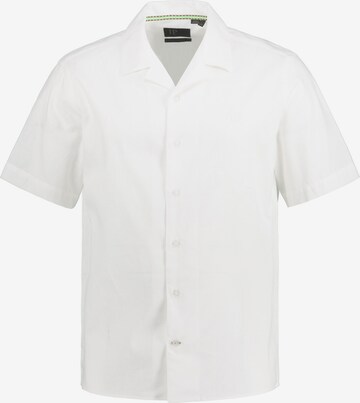 JP1880 Comfort fit Button Up Shirt in White: front