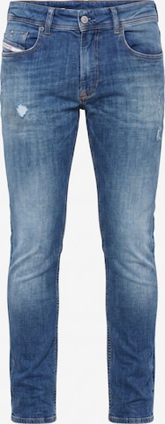 DIESEL - Calças de ganga '1979 SLEENKER' em azul: frente