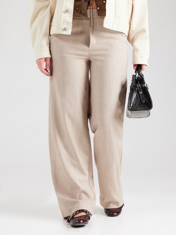 VILA Wide Leg Hose 'VIVARONE' in Beige: Vorderseite