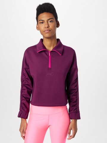 HKMX Athletic Sweatshirt in Purple: front