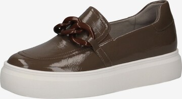 CAPRICE Sneakers laag in Bruin: voorkant