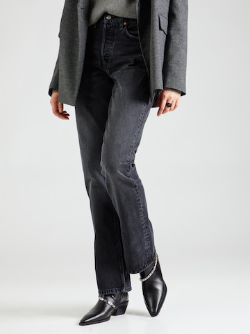 RE/DONE Bootcut Jeans in Zwart: voorkant