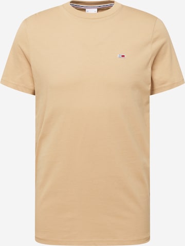 T-Shirt Tommy Jeans en beige : devant