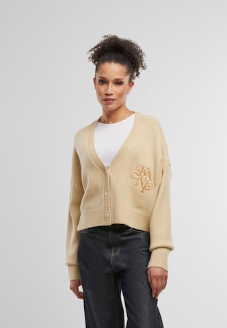 Karl Kani Kardigan 'Legacy' – béžová: přední strana