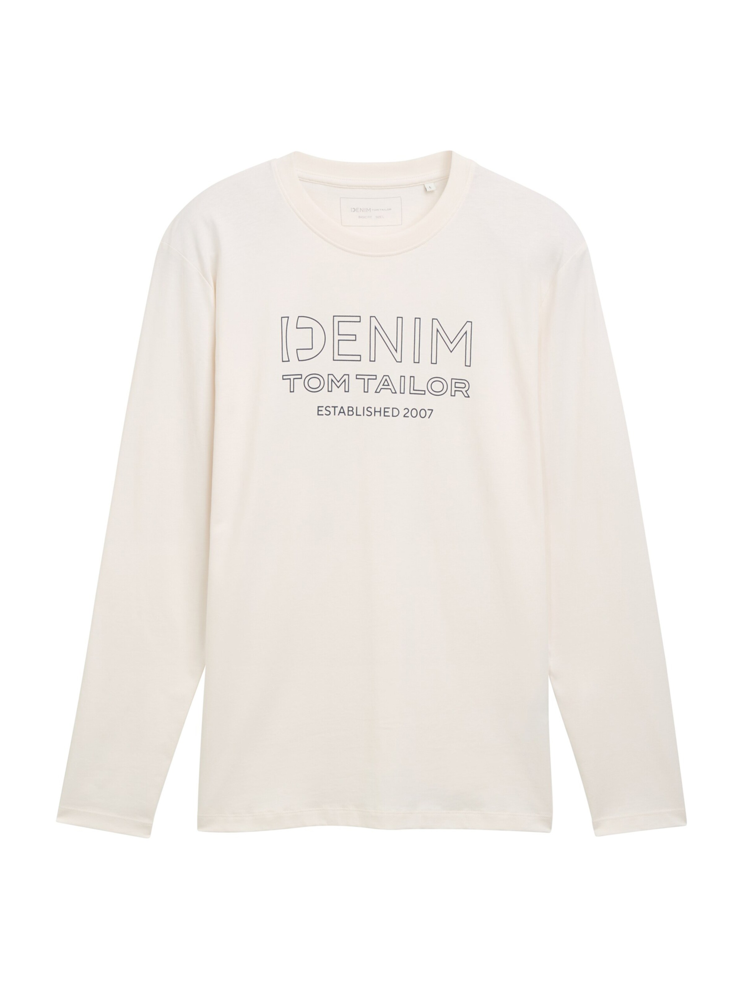 TOM TAILOR DENIM Shirt in White: front