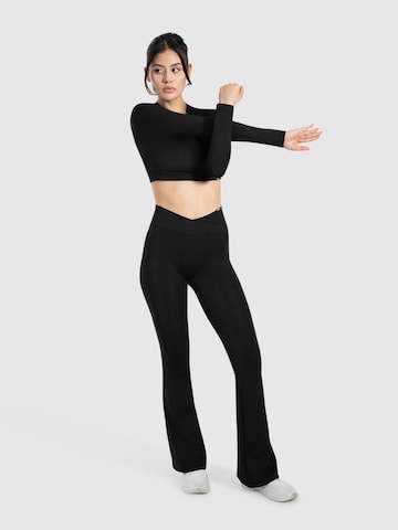 Smilodox Flared Leggings ' Leonora ' in Black