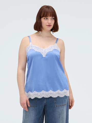 Fiorella Rubino - Top en azul