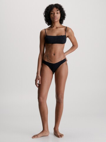 Calvin Klein Swimwear Bustier Bikinitop in Schwarz