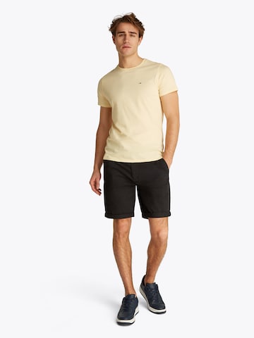 Coupe slim Pantalon chino 'SCANTON' Tommy Jeans en noir