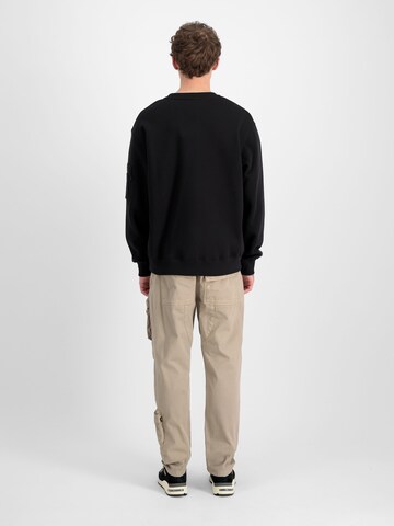 ALPHA INDUSTRIES Sweatshirt in Black