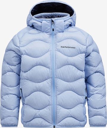 PEAK PERFORMANCE Winterjas in Blauw: voorkant
