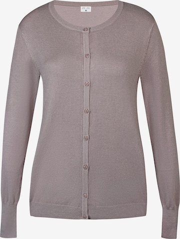 Cardigan 'Norma 106' ze-ze en beige : devant