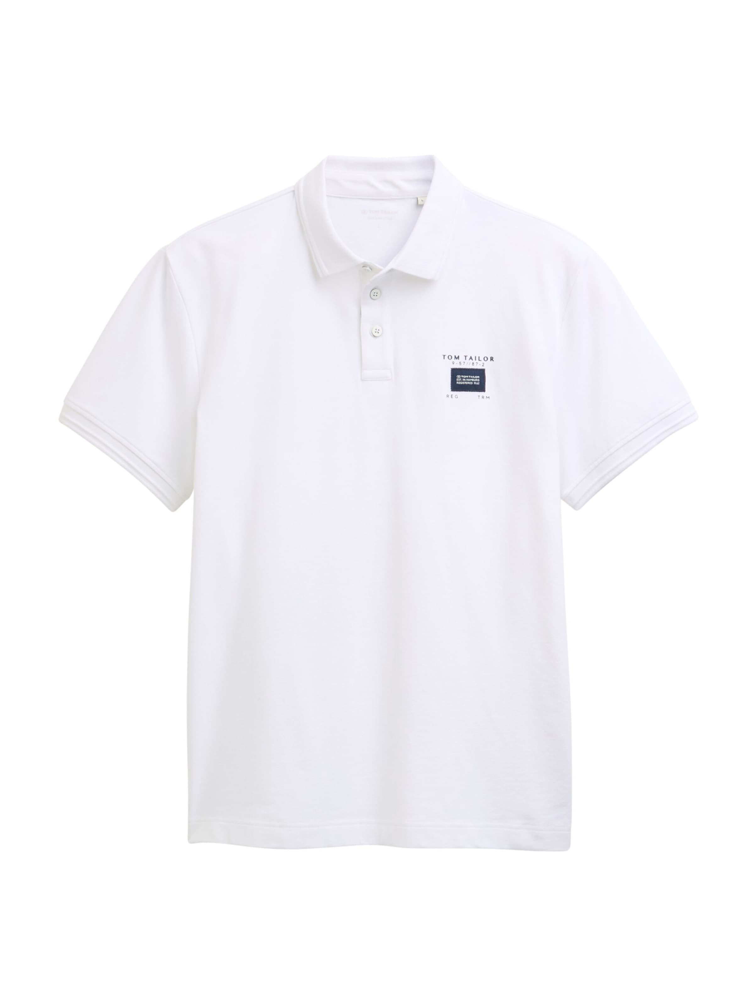 TOM TAILOR Shirt in White: front