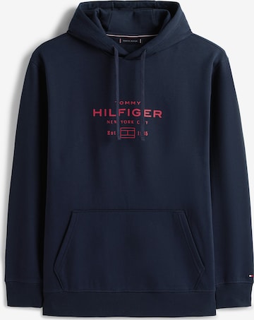 Sweat-shirt Tommy Hilfiger Big & Tall en bleu : devant