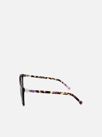 Carolina Herrera Zonnebril 'Carolina Herrera CH 0052/S Violet havana black 58/16/145 Women Sunglasses' in Lila
