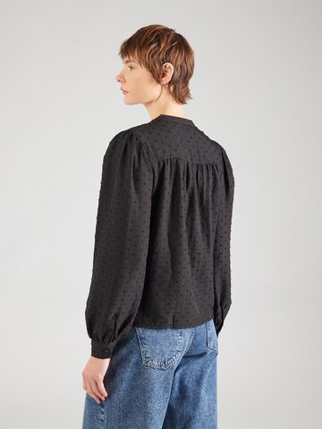 JDY - Blusa 'Train Dobby' en negro