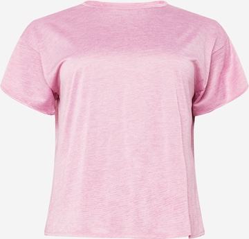 UNDER ARMOUR - Camiseta funcional en rosa: frente