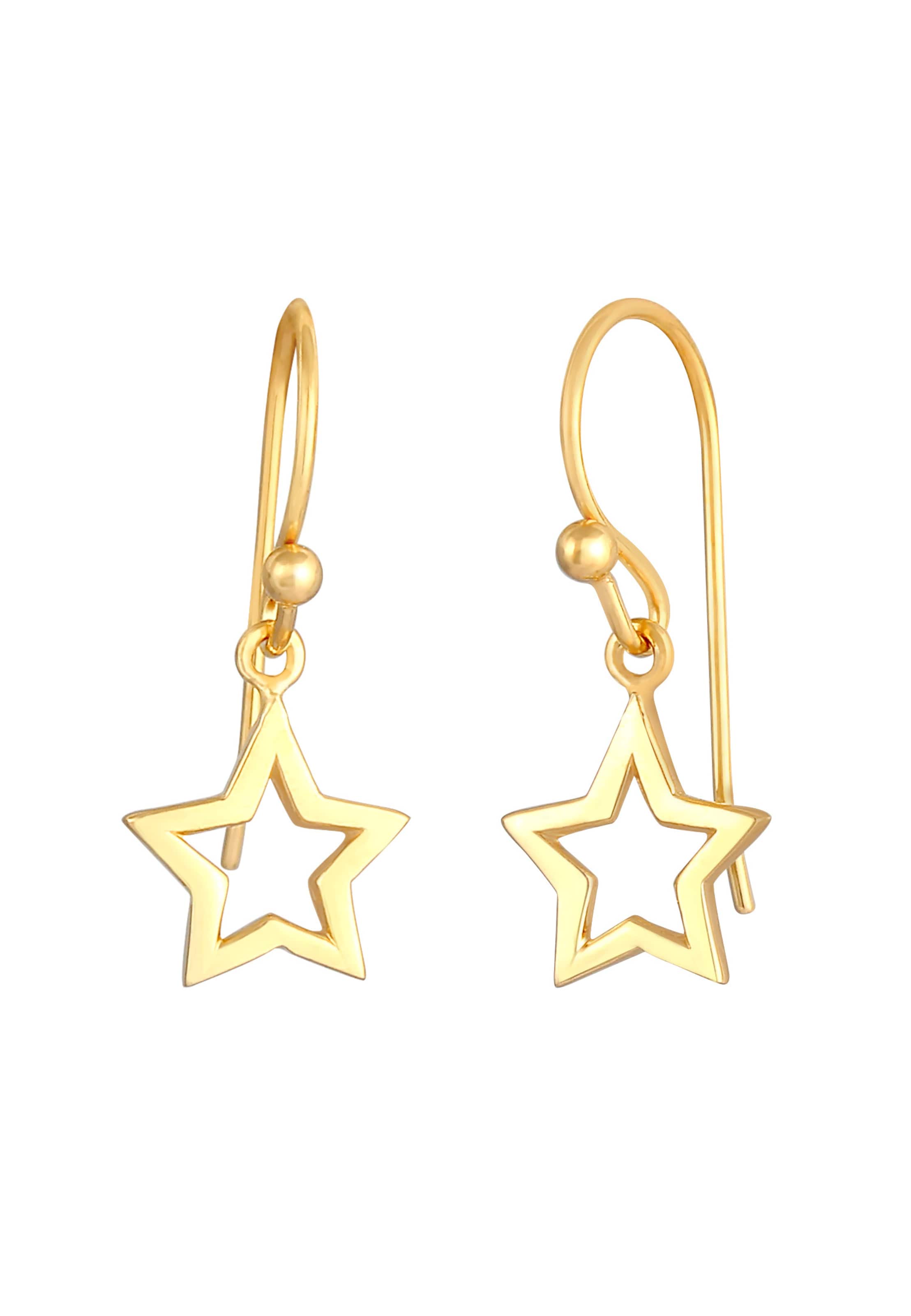 ELLI Earrings in Gold: front