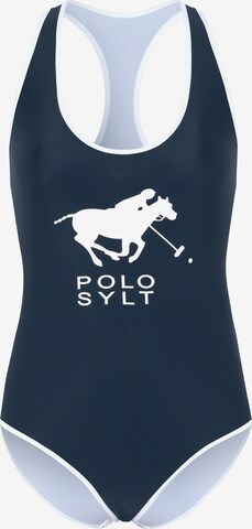 Polo Sylt Bralette Swimsuit in Blue: front