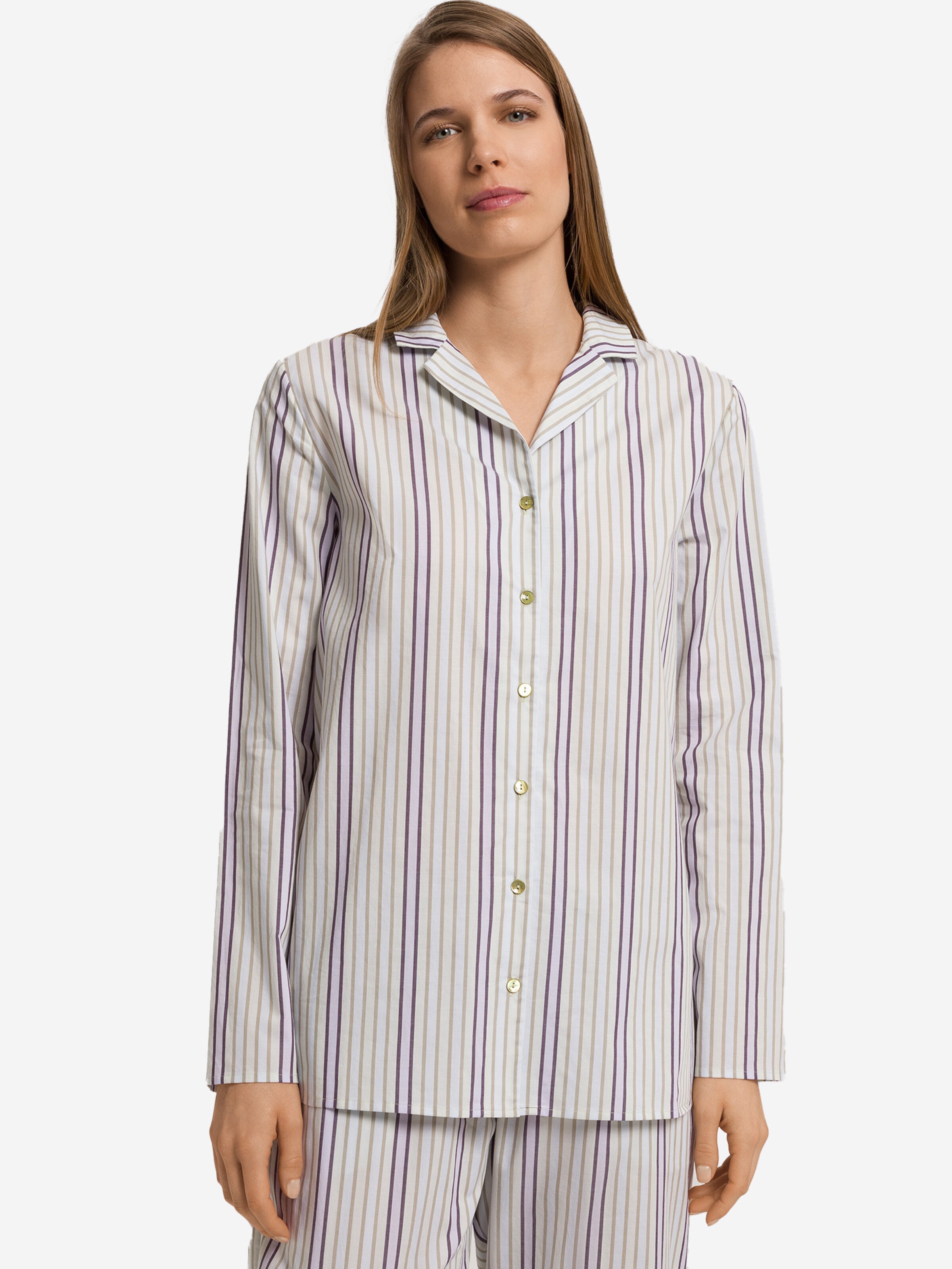 Hanro - Camisola de pijama ' Sleep & Lounge ' em bege: frente