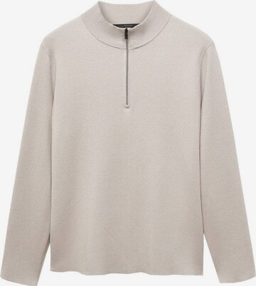 MANGO MAN Sweatshirt 'luxusp' in Grau: predná strana