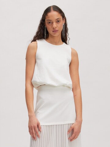 Camicia da donna 'Becky' di EDITED in bianco: frontale