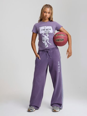AND1 - Camiseta en lila