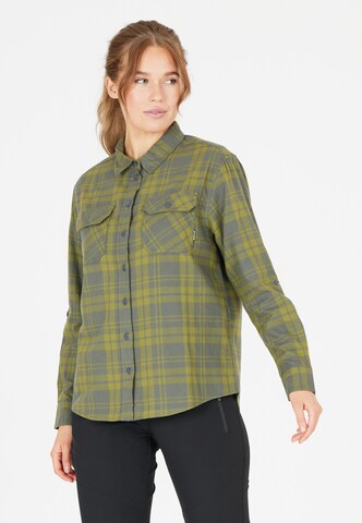 Whistler Athletic Button Up Shirt 'Taurus' in Green: front
