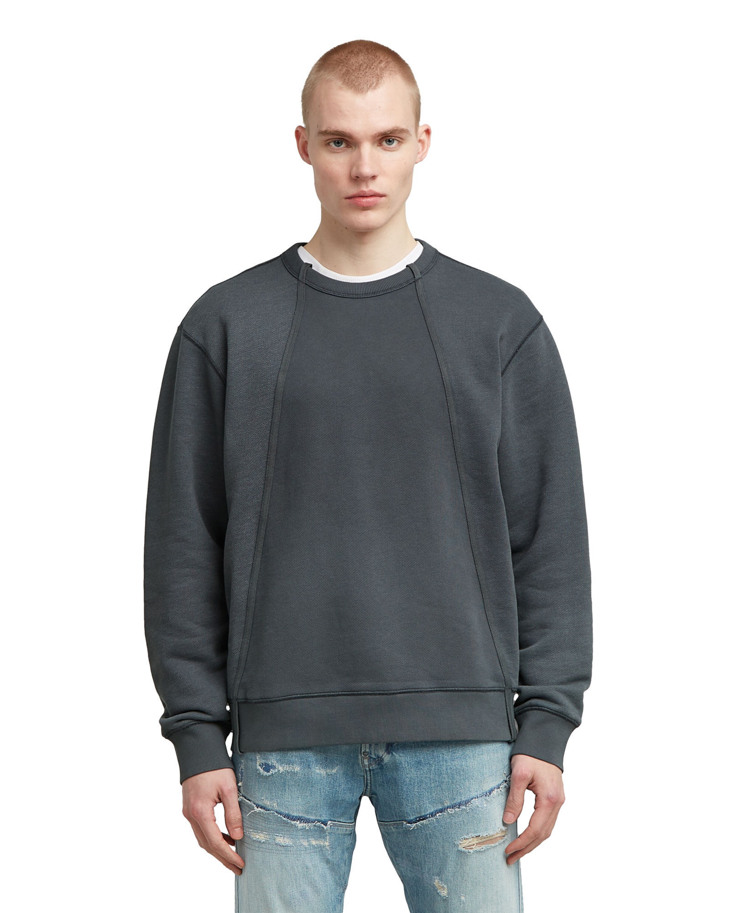 G-STAR Sweatshirt in Blau: Vorderseite