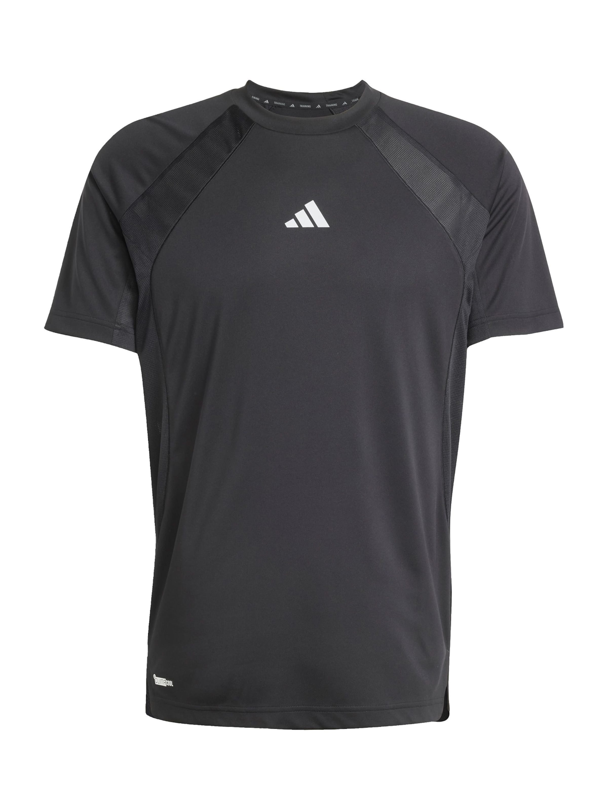 ADIDAS PERFORMANCE Funkčné tričko 'Tech App' - Čierna: predná strana