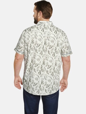 Charles Colby Comfort fit Overhemd ' Duke Austin ' in Wit