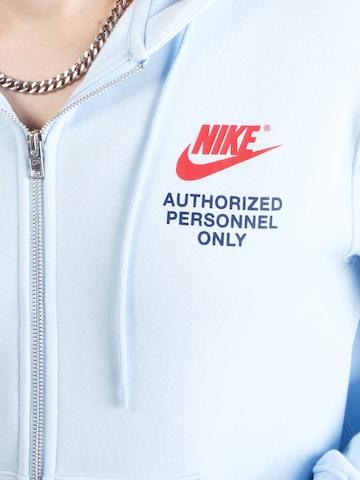 Nike Sportswear Sweat jacket in Blue