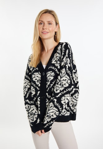 Cardigan Usha en noir : devant