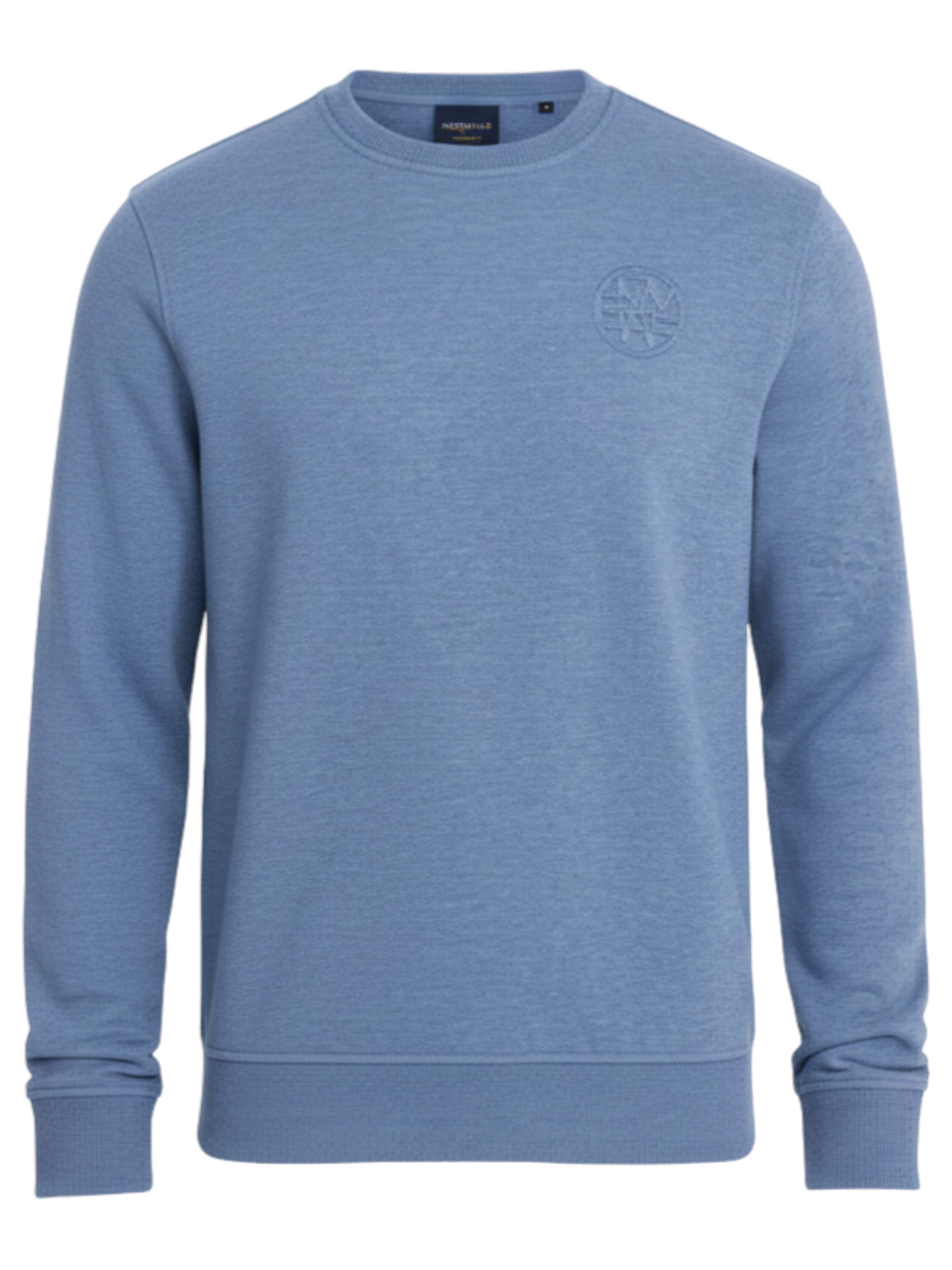 Ombre Sweatshirt 'OM-SSNZ-0163' in Blue: front