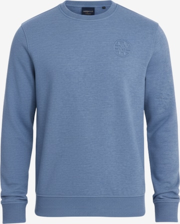 Ombre Sweatshirt 'OM-SSNZ-0163' in Blue: front