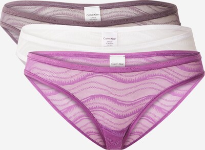 Slip Calvin Klein Underwear pe lila / mauve / alb murdar, Vizualizare produs