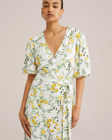 WE Fashion Obleka | bela barva