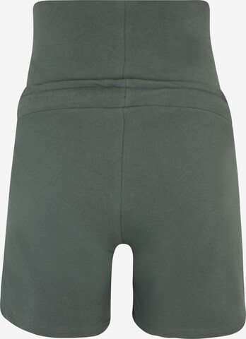Mamalicious Curve جينز واسع سراويل 'Carla' بلون أخضر