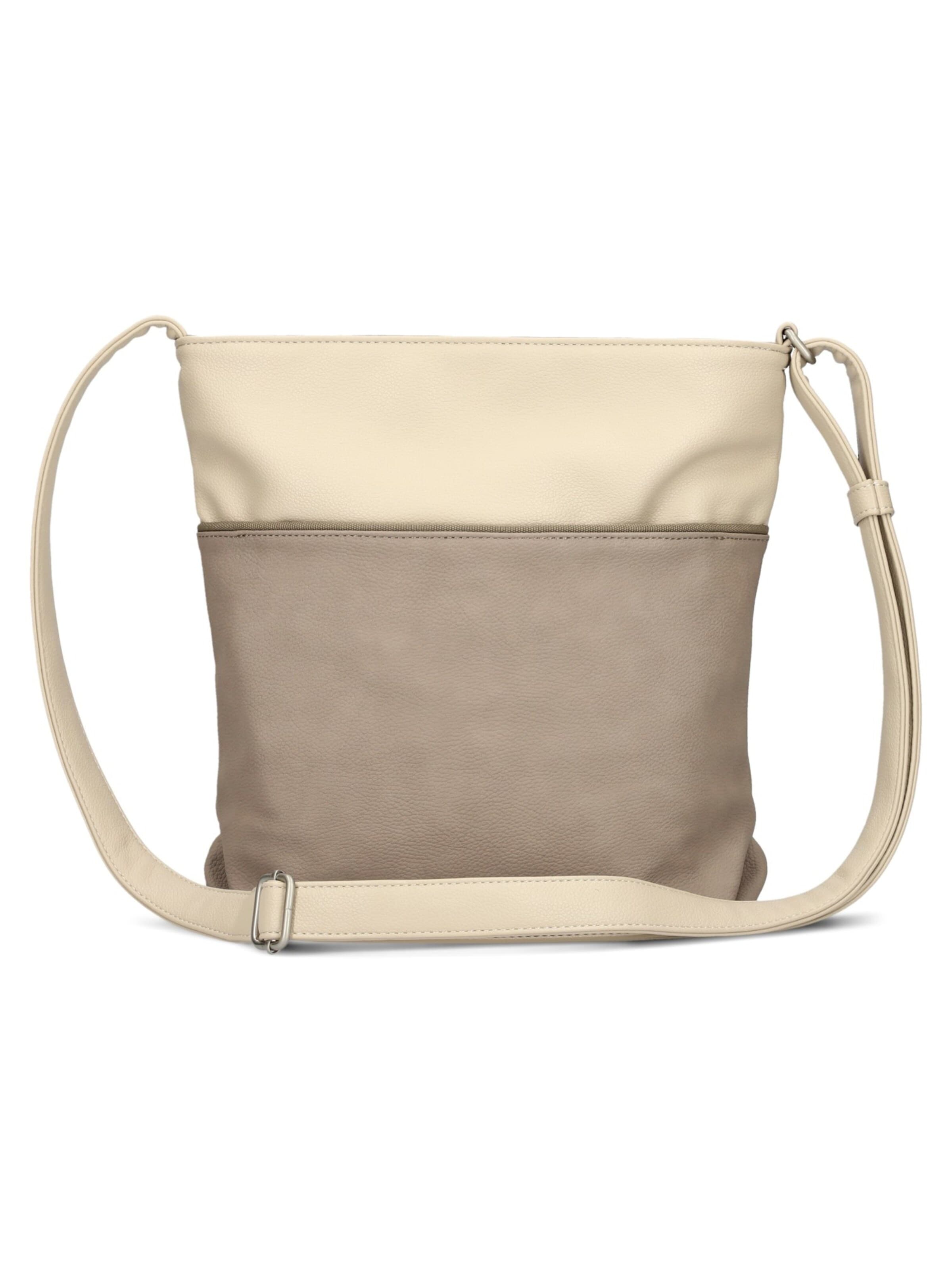 ZWEI Handbag 'JANA J10' in Brown