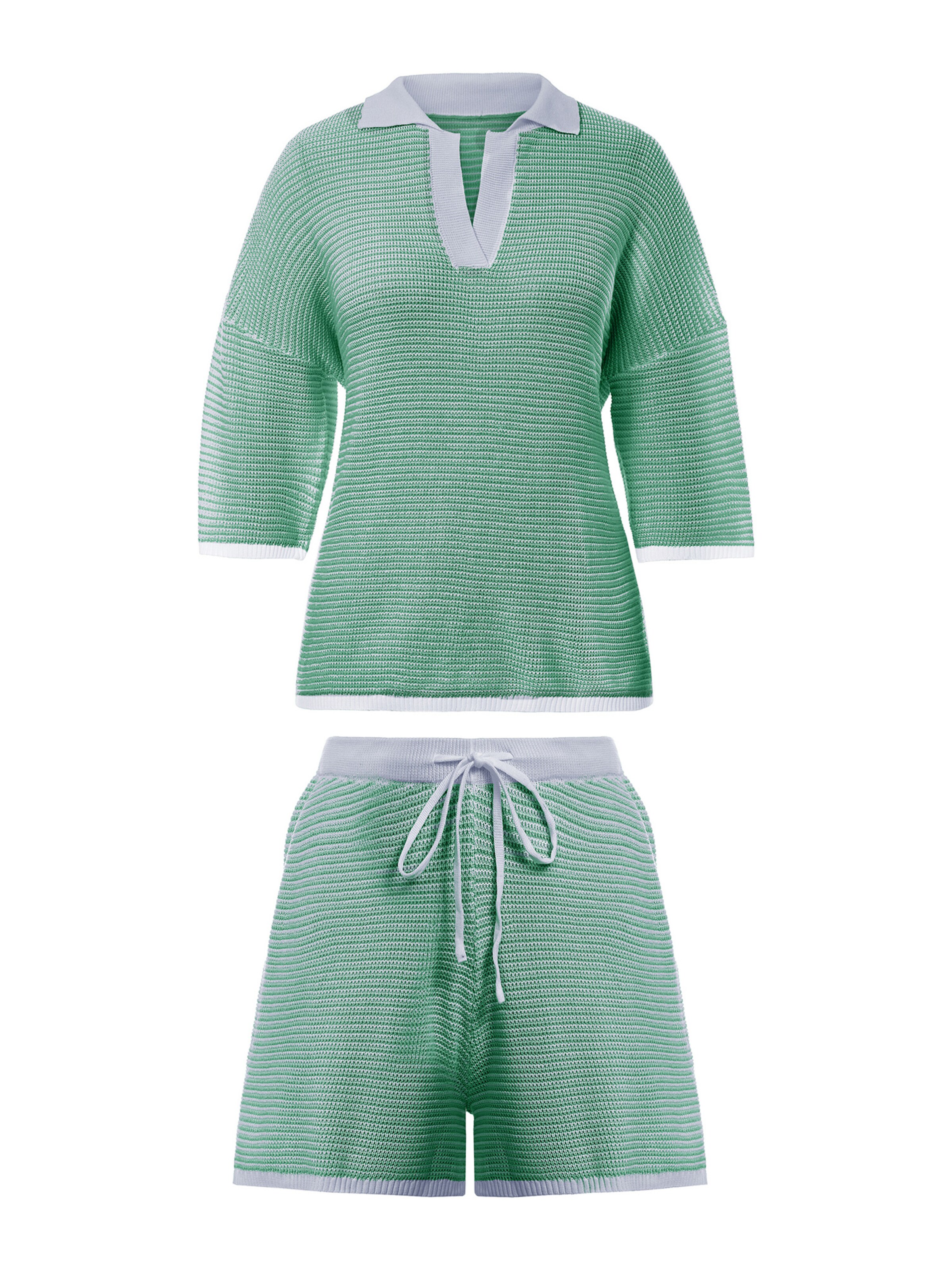 Imily Bela Hlačni kostim | zelena barva: sprednja stran