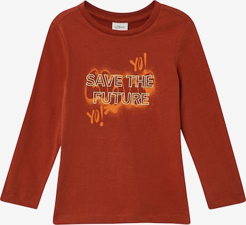 T-Shirt s.Oliver en rouge : devant