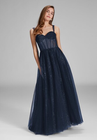 HEY KYLA Kleid in Blau: Vorderseite