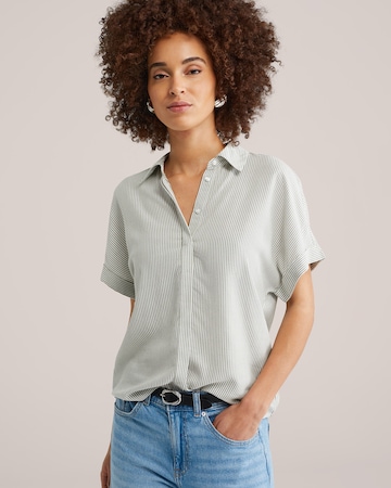 Chemisier WE Fashion en vert : devant
