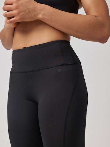 SNOCKS Skinny Sportbroek in Zwart